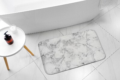 Tapis de salle de bain Marbre blanc