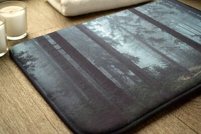 Tapis bain Forêt de brouillard