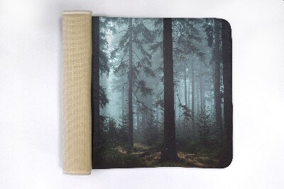 Tapis bain Forêt de brouillard