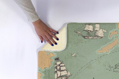 Tapis de bain Ancienne carte