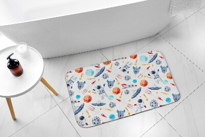 Tapis de salle de bain Symboles cosmiques