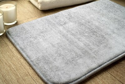 Tapis bain Mur gris