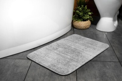 Tapis bain Mur gris
