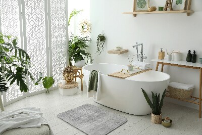 Tapis bain Mur gris