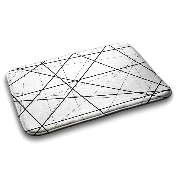 Tapis de salle de bain Lignes géométriques