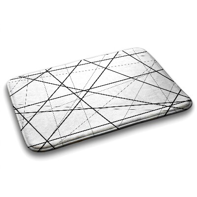 Tapis de salle de bain Lignes géométriques