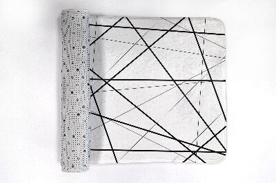 Tapis de salle de bain Lignes géométriques
