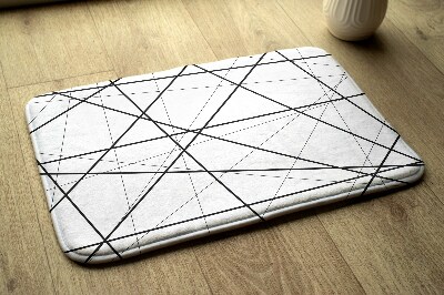 Tapis de salle de bain Lignes géométriques