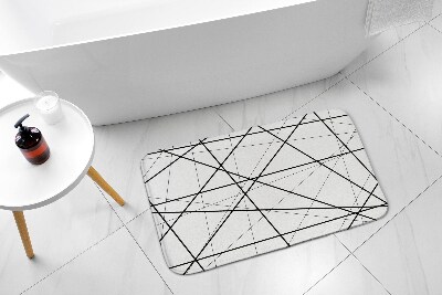 Tapis de salle de bain Lignes géométriques