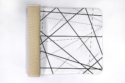 Tapis de salle de bain Lignes géométriques