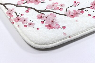 Tapis bain Fleurs de cerisier japonais