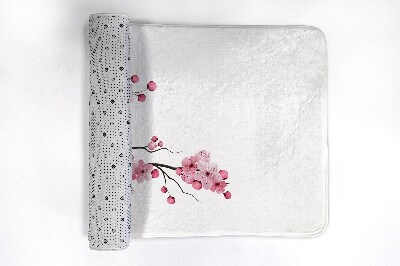 Tapis bain Fleurs de cerisier japonais