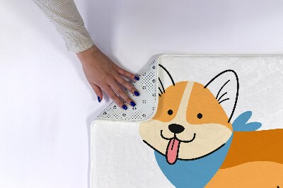 Tapis salle de bain Chien shiba inu