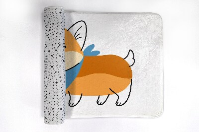 Tapis salle de bain Chien shiba inu