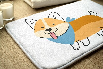 Tapis salle de bain Chien shiba inu