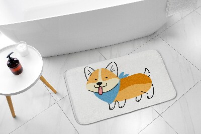 Tapis salle de bain Chien shiba inu