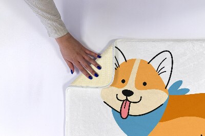 Tapis salle de bain Chien shiba inu