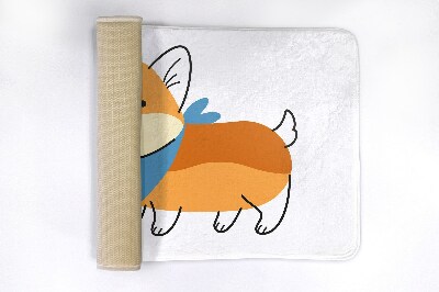Tapis salle de bain Chien shiba inu
