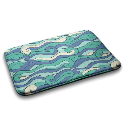 Tapis de salle de bain Vagues de la mer