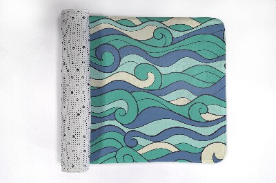 Tapis de salle de bain Vagues de la mer