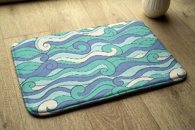 Tapis de salle de bain Vagues de la mer