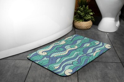 Tapis de salle de bain Vagues de la mer