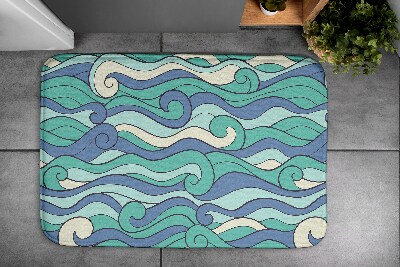 Tapis de salle de bain Vagues de la mer
