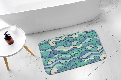 Tapis de salle de bain Vagues de la mer