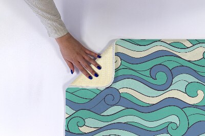 Tapis de salle de bain Vagues de la mer