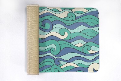 Tapis de salle de bain Vagues de la mer