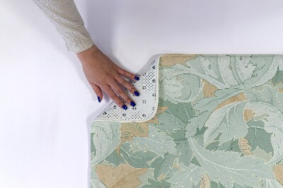Tapis bain Les feuilles de la plante