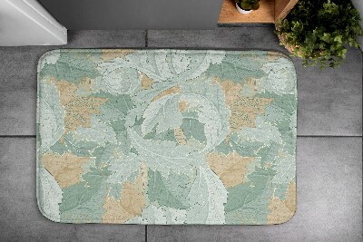 Tapis bain Les feuilles de la plante