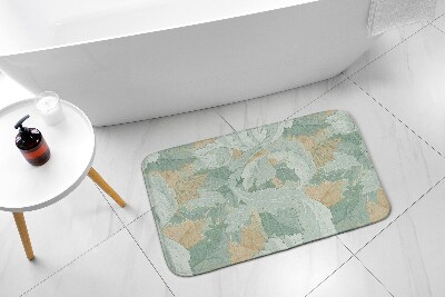 Tapis bain Les feuilles de la plante