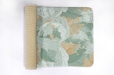 Tapis bain Les feuilles de la plante