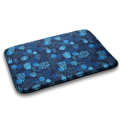 Tapis bain Récif de corail bleu