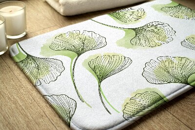 Tapis de bain Feuilles de ginkgo