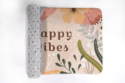 Tapis salle de bain Motif floral