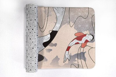 Tapis bain Carpes koï