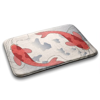 Tapis de bain Poisson carpe