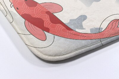 Tapis de bain Poisson carpe