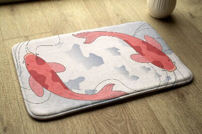 Tapis de bain Poisson carpe