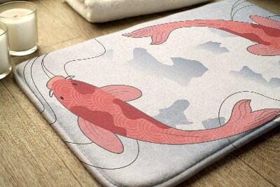 Tapis de bain Poisson carpe