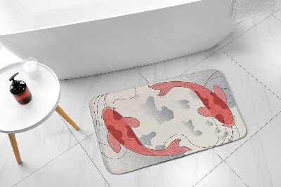 Tapis de bain Poisson carpe