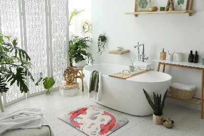 Tapis de bain Poisson carpe