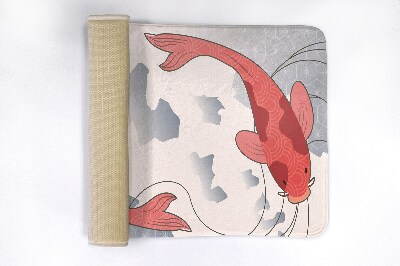Tapis de bain Poisson carpe