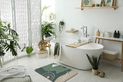 Tapis de bain Motif géométrique