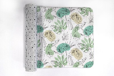 Tapis bain Plantes
