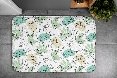 Tapis bain Plantes