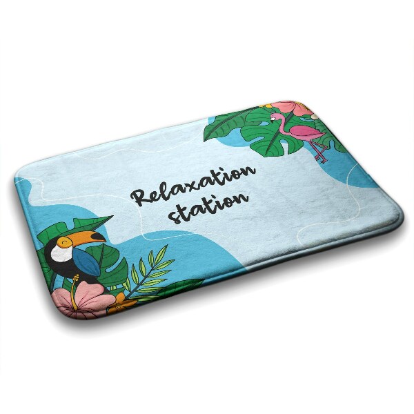 Tapis de bain Oiseaux tropicaux