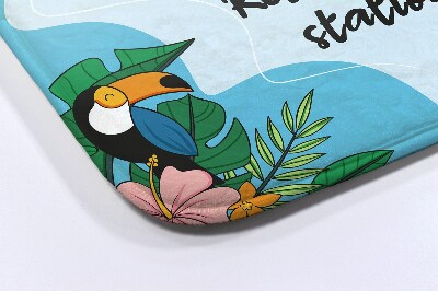 Tapis de bain Oiseaux tropicaux